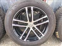  5x112 lyukosztású 16" újszerű Dezent alufelni, rajta 205/60 újszerű Bridgestone téli gumi gumi 