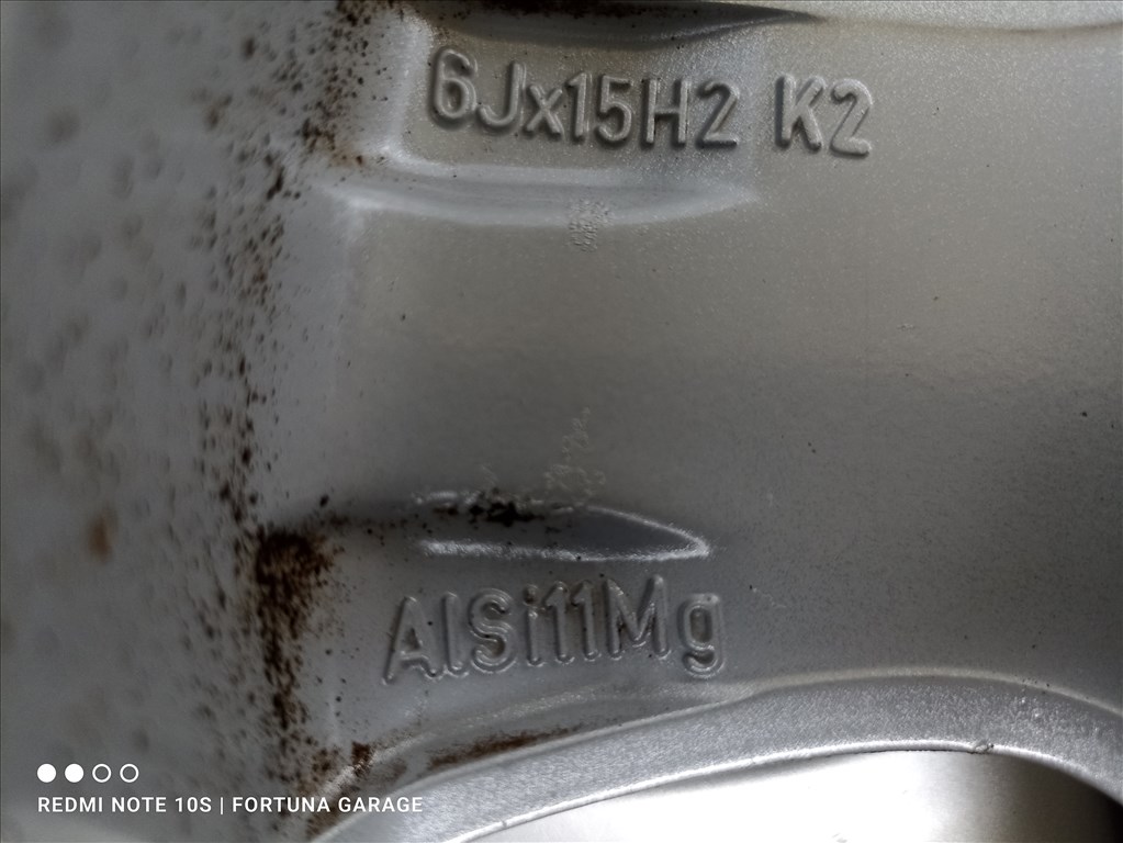  5x110 15"  Borbet használt felni garnitúra 7. kép