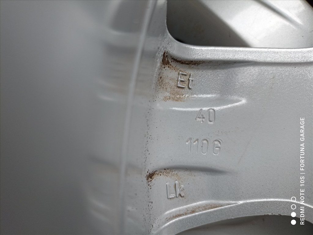  5x110 15"  Borbet használt felni garnitúra 8. kép