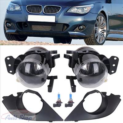 BMW M-Packet , M-Tech KÖDLÁMPA E60,E61,90,E91,E92,E93 M-Packet ködlámpák Lámpa alkatrész + Takaró