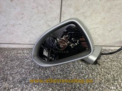 Opel Corsa E, Corsa D bal visszapillantó tükör 5 vezetékes - ezüst - talp ezüst