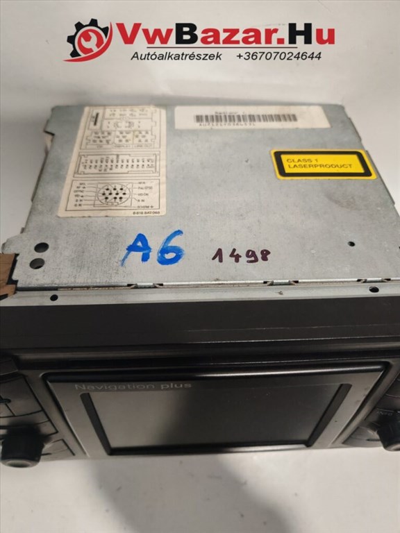 AUDI A6 C5 4B Navi Plus gyári rádió 4. kép