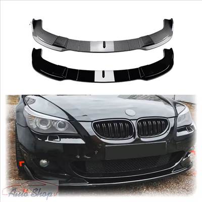 BMW E60 , E61 M-Tech , M-Packet M-es Fényes fekete első Lippe , Spoiler Toldat 2003-2010