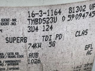 SKODA SUPERB I (3U4) Első Bölcső 7. kép