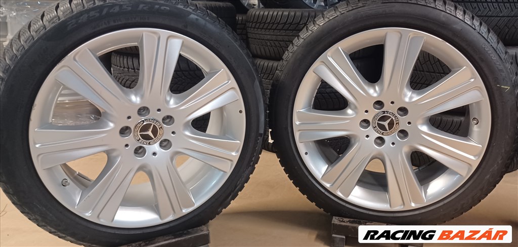 Mercedes W222 S 5x112 8,5x19 245/45 R19 téli gumikkal 4db 4. kép