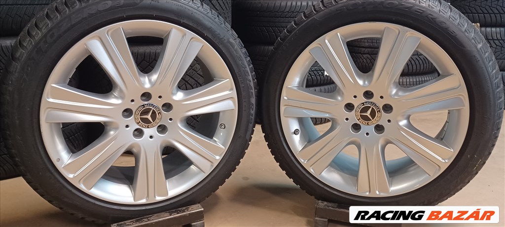 Mercedes W222 S 5x112 8,5x19 245/45 R19 téli gumikkal 4db 5. kép