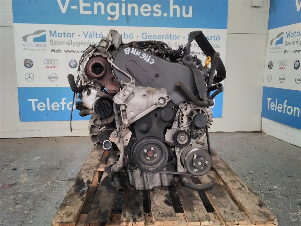 SKODA 2,0CRTDI CRM bontott motor  1. kép