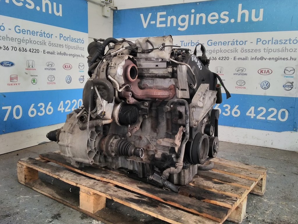 SKODA 2,0CRTDI CRM bontott motor  2. kép