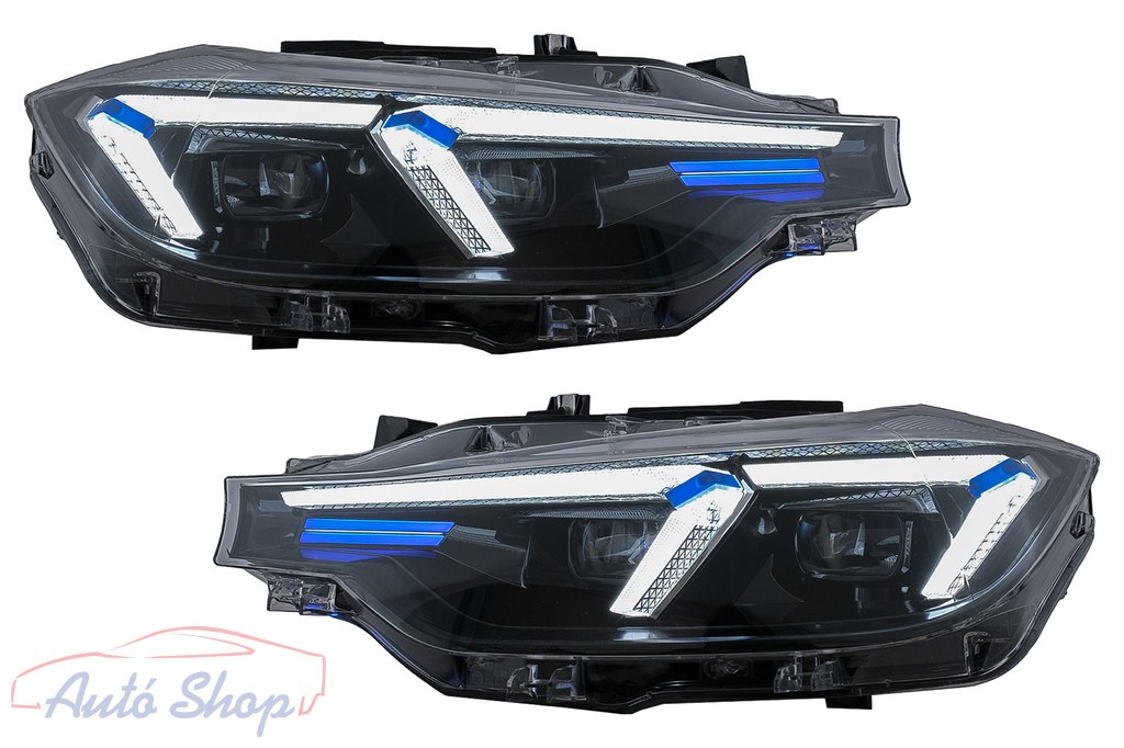 LED fényszórók BMW 3-as sorozat F30 F31 Sedan Touring (2011.10.-2015.05.) modellekhez, G20 2024 Design frissítéssel 2. kép