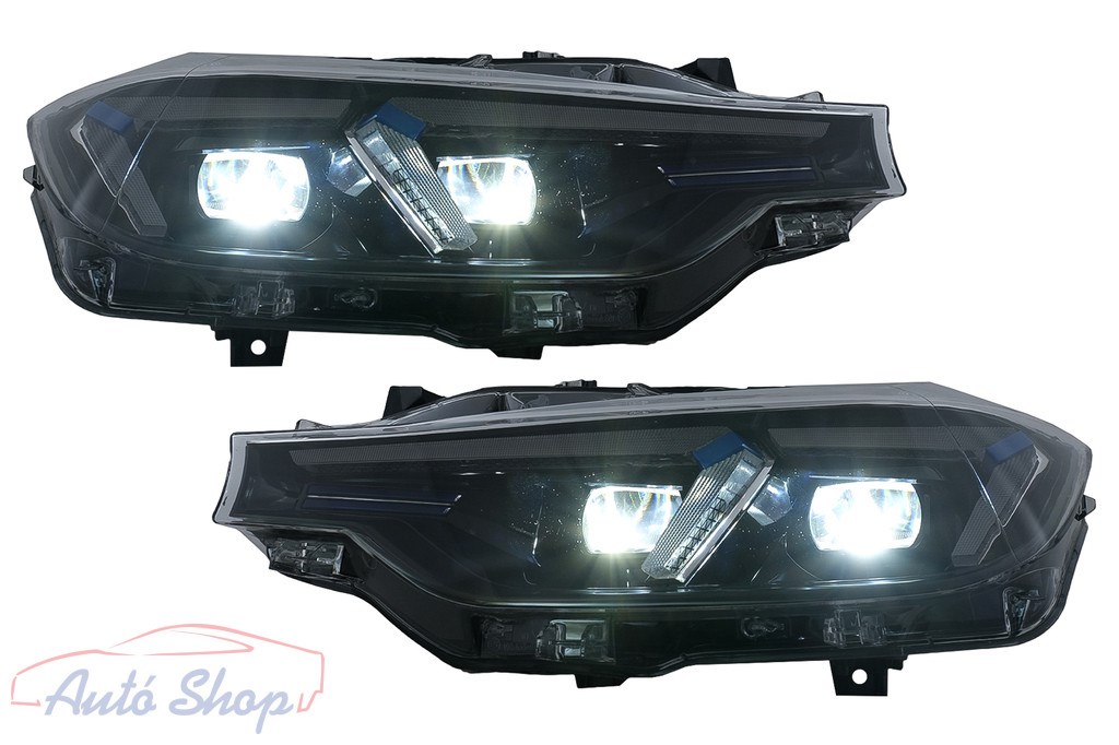 LED fényszórók BMW 3-as sorozat F30 F31 Sedan Touring (2011.10.-2015.05.) modellekhez, G20 2024 Design frissítéssel 4. kép