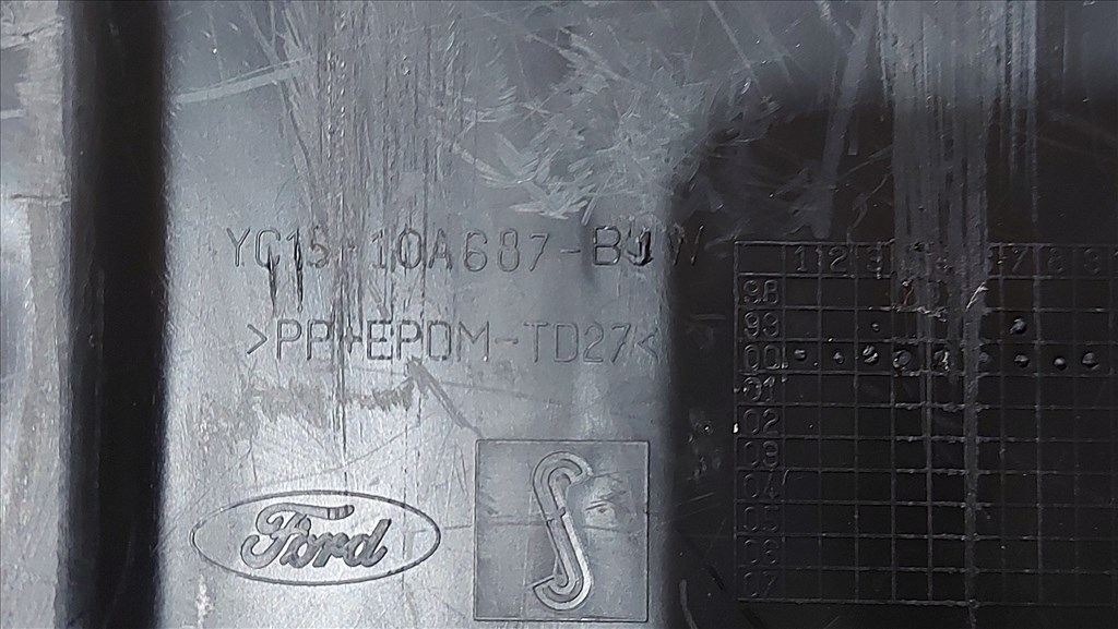 Ford Transit Tranzit MK6 00- Akkumulátor műanyag takaró borítás 6625 yc1510a687bjw 7. kép