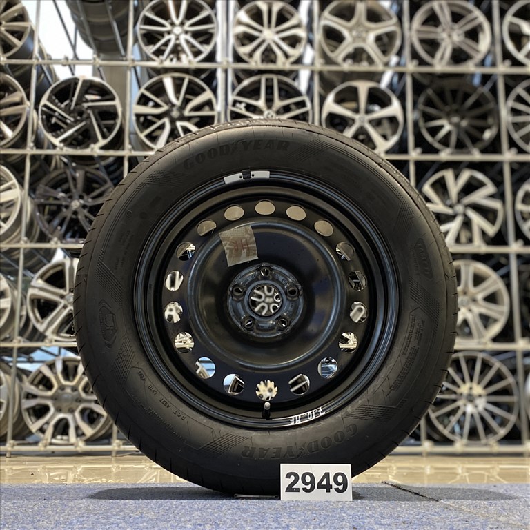 (2949) Volkswagen 18 gyári lemezfelni, 5x112, kétszéles gumi, ID Buzz 1. kép