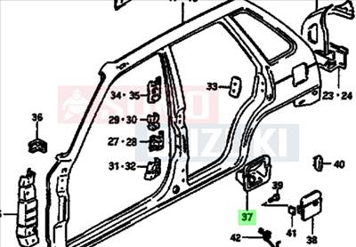 Maruti 800 benzinbeöntő cső tartó 64560-84000