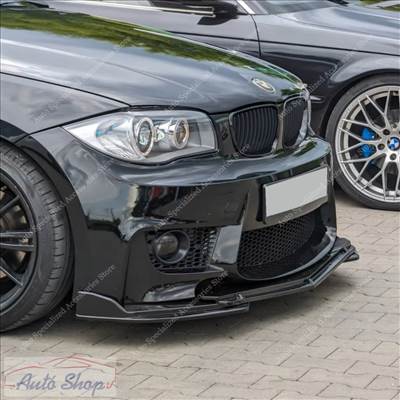 BMW E87,E82,E88,E81 1M Style Fényes fekete M-Performace Koptató Lipe Spoiler 2004-2011