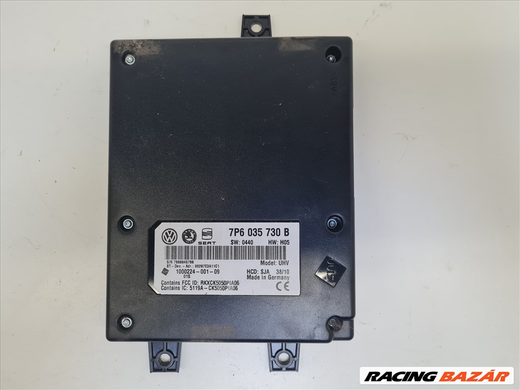 Volkswagen Golf VI bluetooth elektronika (25163) 7P6 035 730 B 7p6035730b 1. kép