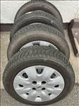  14" használt (gyári felni) lemezfelni, rajta 165/70 használt téli gumi gumi 
