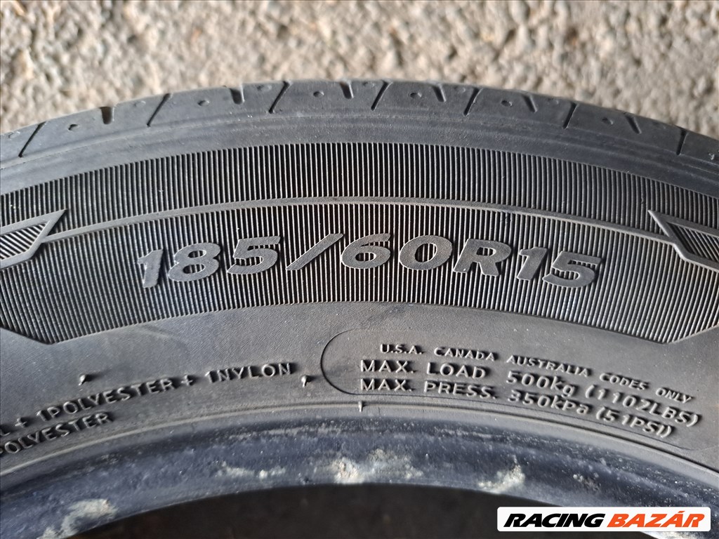 4db 185/60 R15 Hankook ventus prime 3 Nyári gumi eladó!!! (DOT2019) ára! 7500Ft/db 7. kép