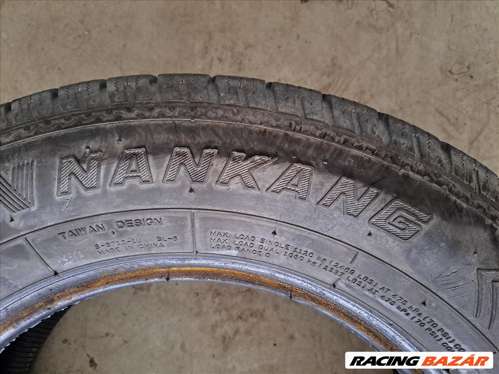 2db 225/65 R16C NANKANG SNOW Téli teherautó gumi eladó!! ára! 10000Ft/db 3. kép