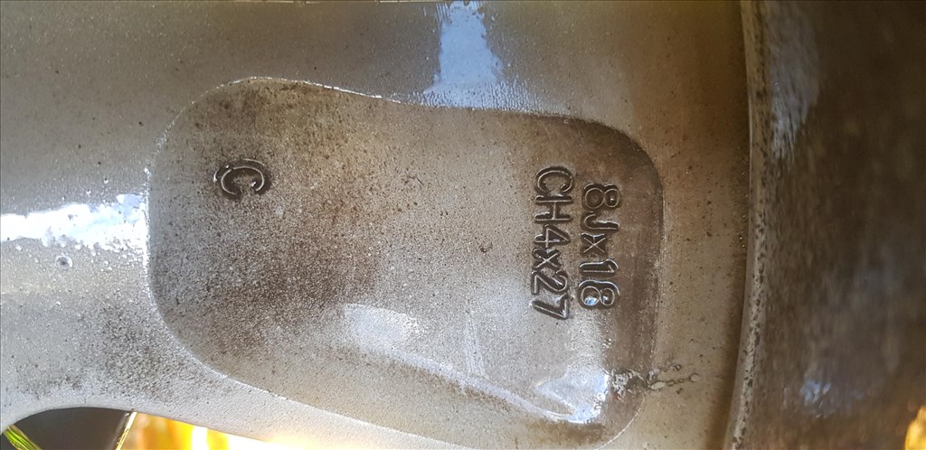 Citroen DS5, 4x108 lyukosztású 8J R18" használt (gyári felni) alufelni 4. kép