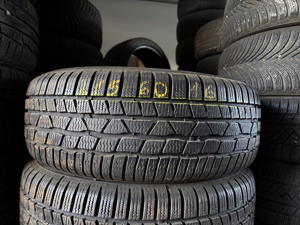 215/60 r16 Continental 7mm téligumi 4db eladó 215/60r16 garnitúra 1. kép