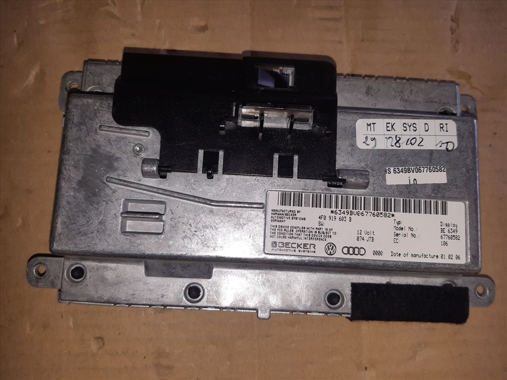 Audi A6 4F Navigációs Panel 2. kép