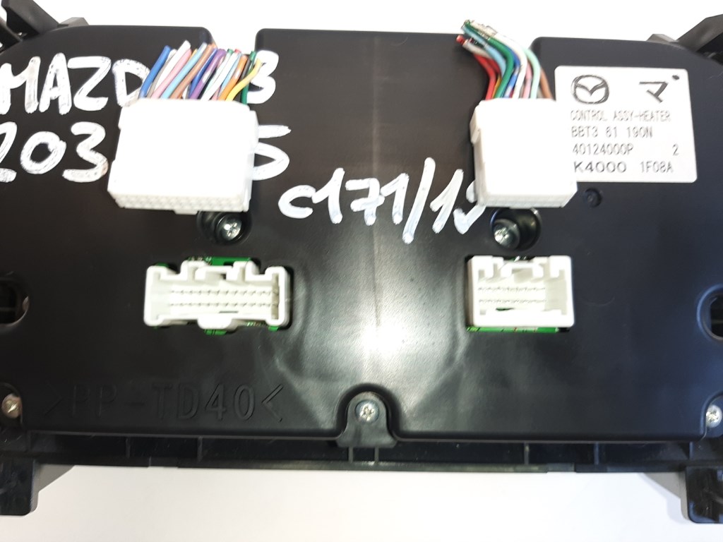 Mazda 3 (BL) fûtéskapcsoló (fûtés kapcsoló) BBT36119N 4. kép