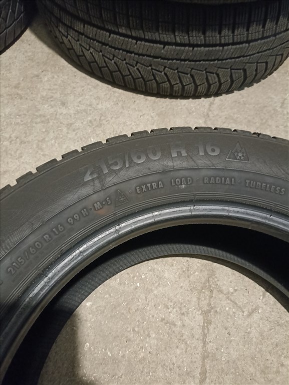  215/6016" használt Continental téli gumi gumi 7. kép
