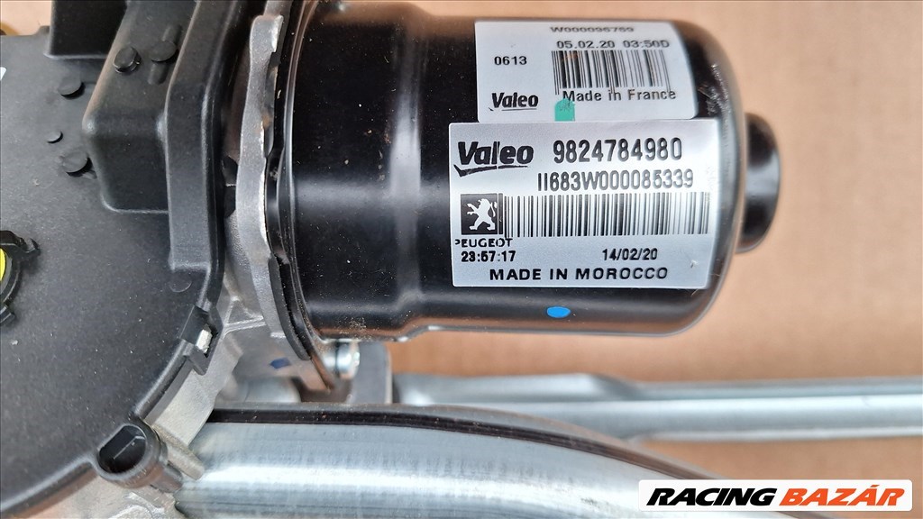 Opel Corsa F ablaktörlő szerkezet motorral 9824784 2. kép