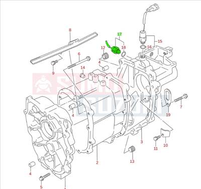 Suzuki Vitara SE416 4WD kapcsoló 37680-60A01 