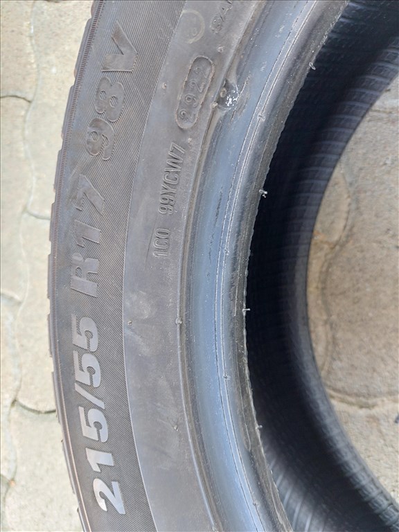  215/55 R17" újszerű Kumho téli gumi gumi 3. kép