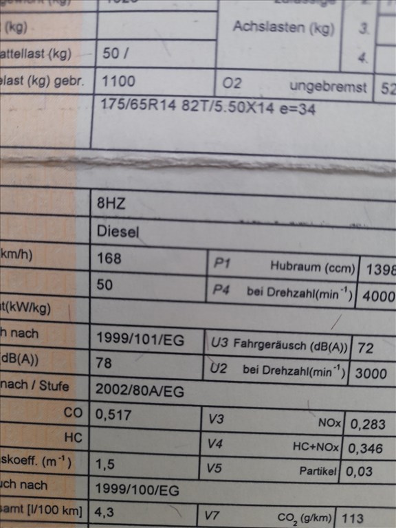 Peugeot 1.4hdi motor 80000km 2. kép