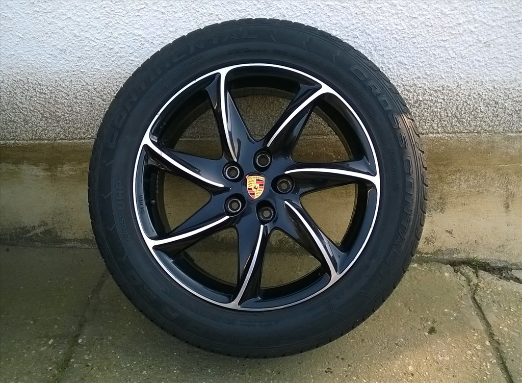 Eladó 4db 20-as 5x130-as Cayenne,Q7,Touareg alufelni 265/50R20 Continental nyári gumival 2. kép