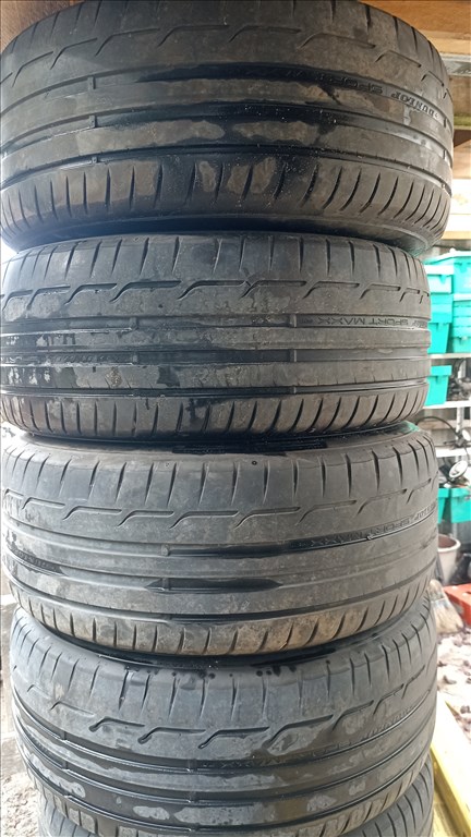  5x112 r 16" (gyári felni) magnézium felni, rajta kopott gumi  6. kép