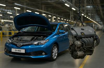 Toyota Auris (E150), Toyota Avensis (T250), Toyota Corolla (E140/150) 1AD-FTV motor egyben 1ad5304164