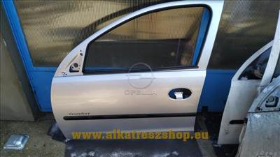 Opel Corsa C bal első ajtó - ezüst, fekete díszléc