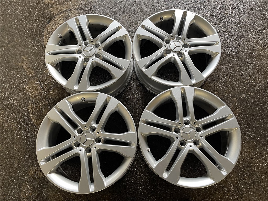  18-as, 5x112-es újszerű gyári Mercedes alufelni 1. kép