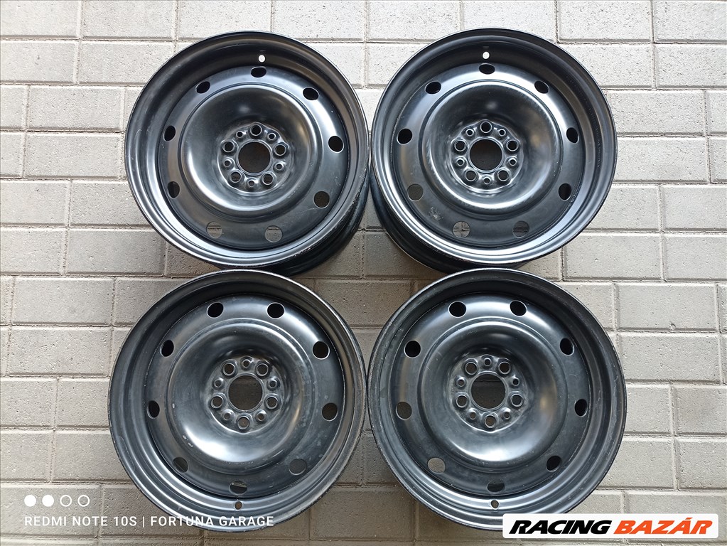 5x98 15" Fiat/Citroen használt acélfelni garnitúra szép állapotban (647) 1. kép