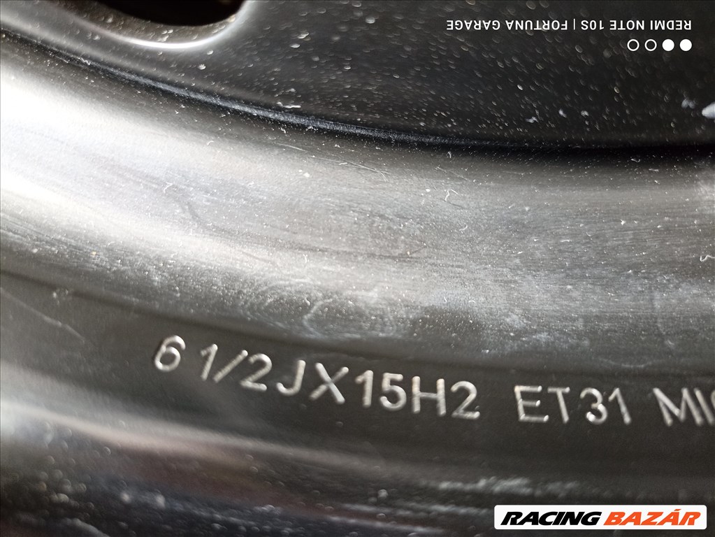 5x98 15" Fiat/Citroen használt acélfelni garnitúra szép állapotban (647) 6. kép