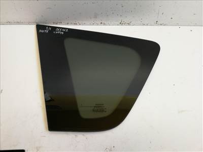 Nissan Note (E11) bal hátsó oldalfal üveg (karosszéria oldal üveg)