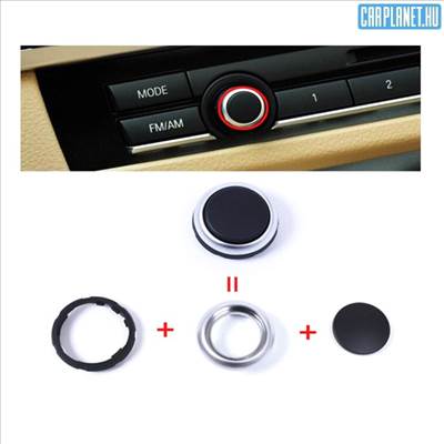 BMW rádió hangerő szabályzó tekerő gomb (felirat nélküli) - Bmw F10 F11 F06 F01 F02 F15 F16...