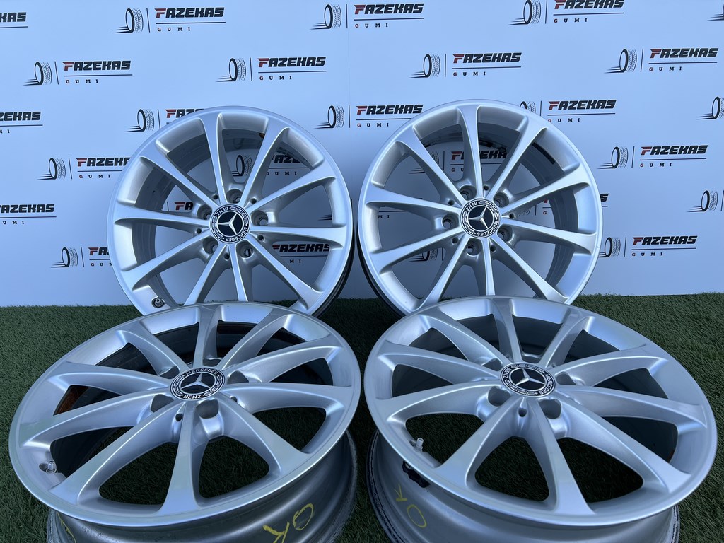 5x112 17" Mercedes gyári alufelni 6,5Jx17h2 ET44 1. kép