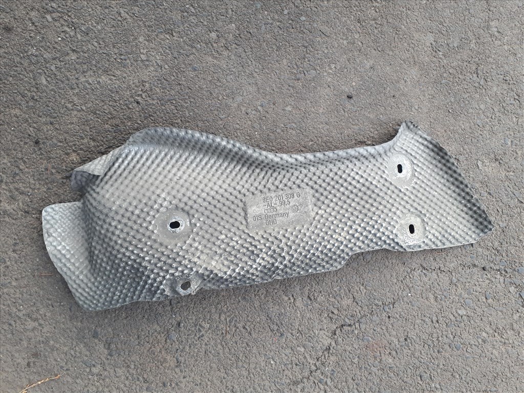 Audi A4 B6 Kipufogó hővédő lemez 8E0 201 308 G 8e0201308g 2. kép