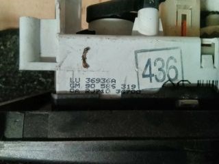 Opel Vectra B Fűtéskapcsoló *72742* gm-90586319 valeo-657837l04 4. kép