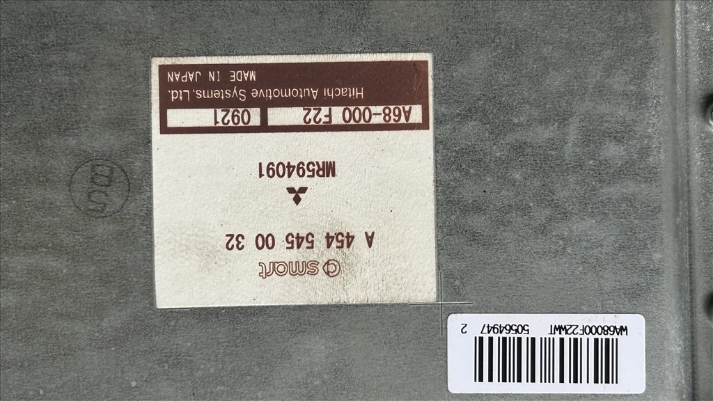 Mitsubishi Colt VI 1.1 Kormánymű elektronika a4545450032 mr594091 4. kép