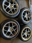 MERCEDES W210 W211 5x112 17"  Stilauto alufelni, rajta 235/45 újszerű Laufenn téli gumi