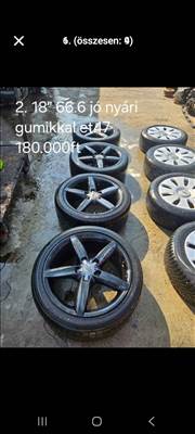  16" használt felni, rajta használt gumi 