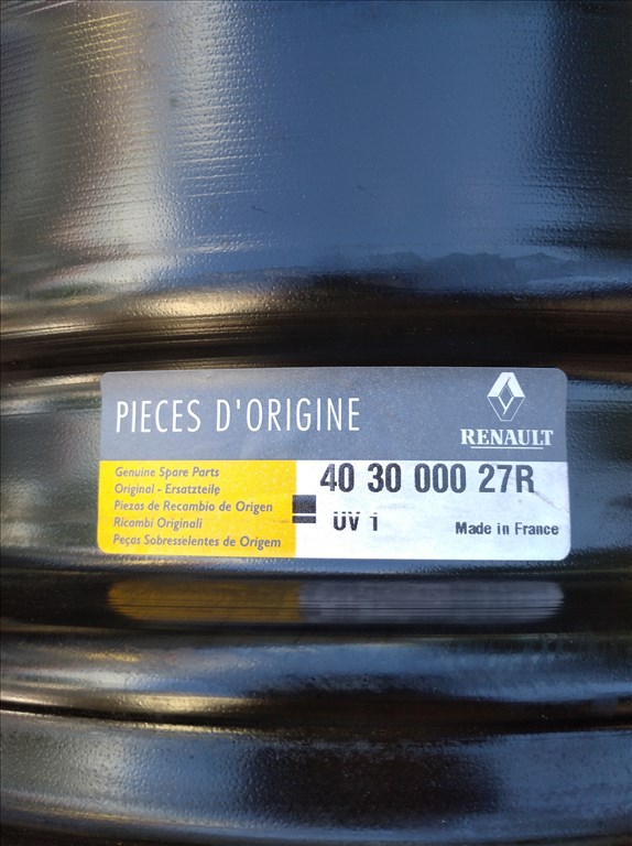 Renault Gyári 16" Acélfelni 3. kép