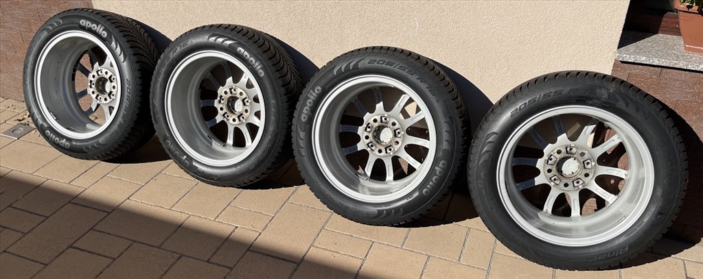 BMW OEM F20 360-as stílusú felnik egy téli 8mm-es gumikkal 3. kép