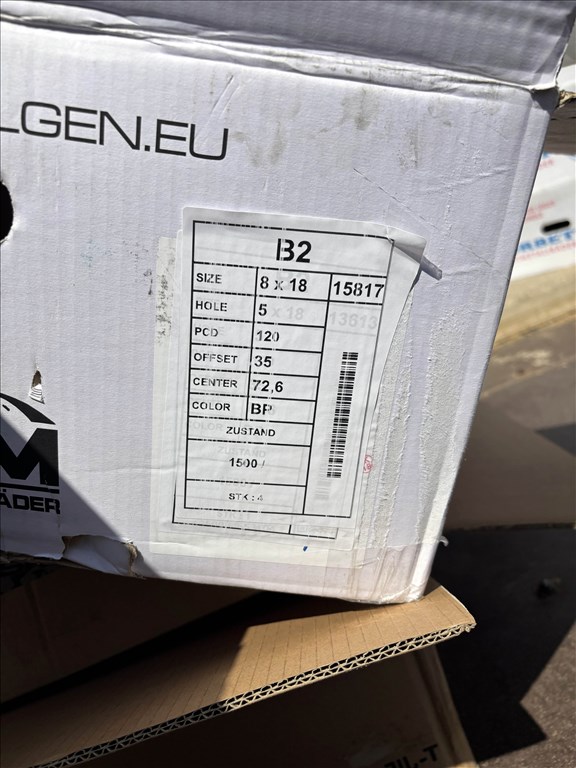 MAM B2 18" 5x120 fekete ÚJ alufelni 18 coll BMW VW Transporter T5 T6 3. kép