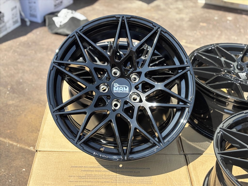 MAM B2 18" 5x120 fekete ÚJ alufelni 18 coll BMW VW Transporter T5 T6 4. kép